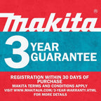 Makita Radio Bluetooth Dab 18V OR 40V Job Site MR007GZ Body Only Gold