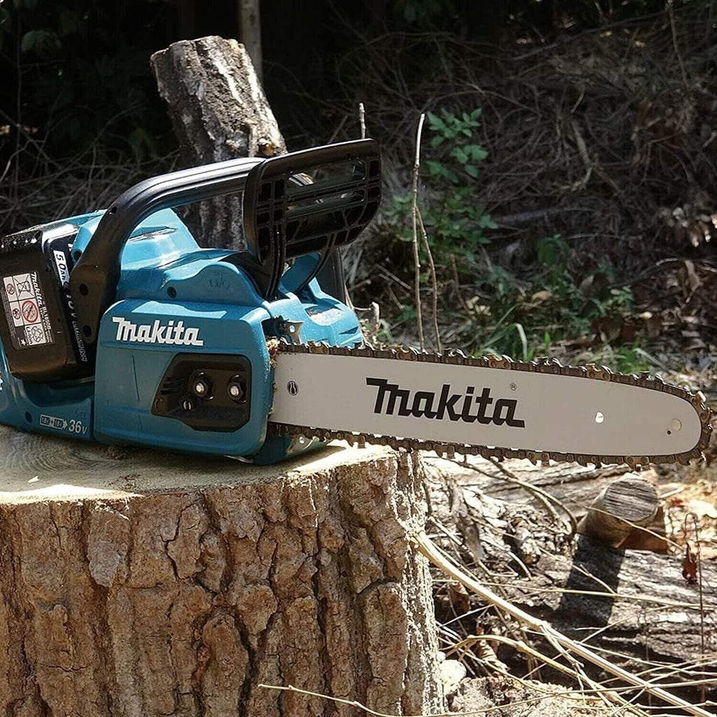 Makita DUC405Z Chainsaw 18v Twin battery 36V 16" 400mm Brushless body Gold